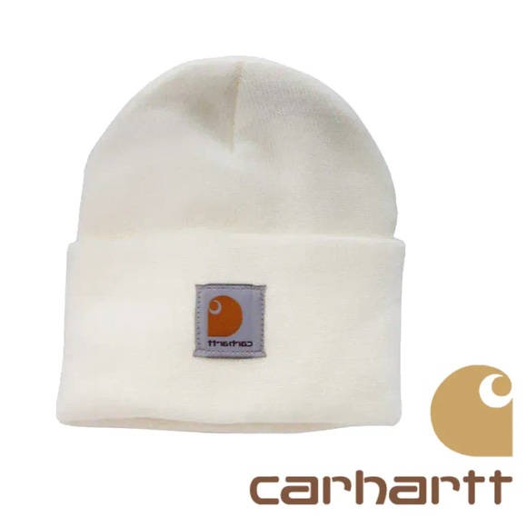 🛑 SOLD Carhartt Men’s WIP white long beanie